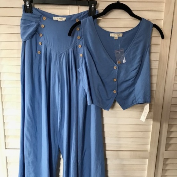 ILLA ILLA Pants - Blue 2 piece Illa Illa outfit